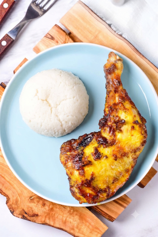 Quarter Chicken And Ugali