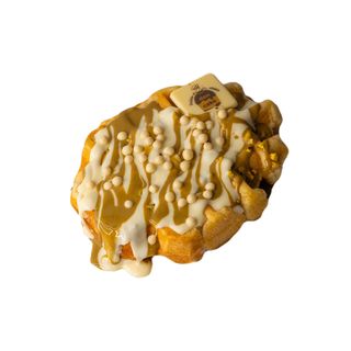 Waffle cioccolato bianco e pistacchio