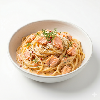 Spaguetti al Salmón
