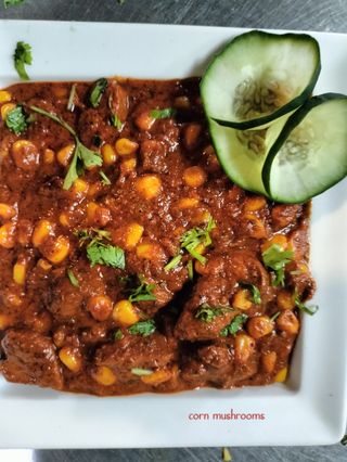 Corn & Mushroom Masala