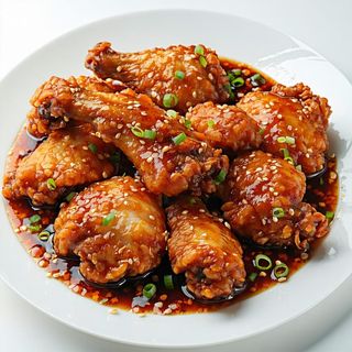 242.-Pollo fritto in salsa agrodolce