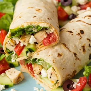 Wrap poulet avocat