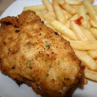 Filete De Pollo Empanado Casero