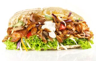 Chicken kebab u lepinji