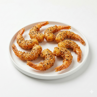 Gambas Rebozadas Con Sésamo