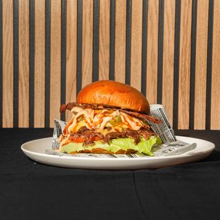 Combo hamburguesa Pink Panter smash