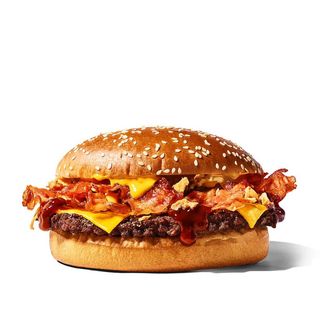 Cheesy BBQ Beef Burger