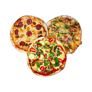 Pack de 3 pizzas