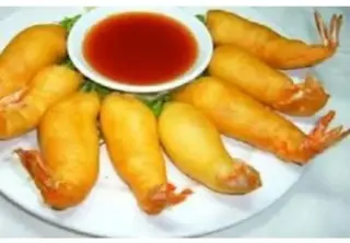 Deep Fried Golden Prawns