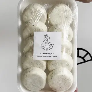 Сирники солоні з твердим сиром (500г/10шт)