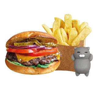 Zestaw dla dzieci z zabawką - Kids burger z małymi frytkami