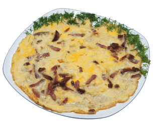 Ձվածեղ բաստուրմայով