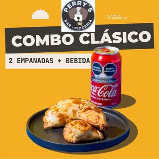 DOS EMPANADAS MAS BEBIDA