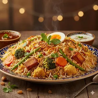 Biryani de verduras