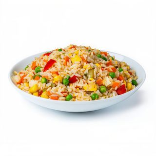 Arroz Cocinado En Verduras