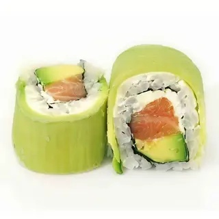 77. Sake Cheese Bamboo Roll (8 Pzas.)