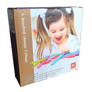 Puzzle din lemn cu litere, cifre si forme