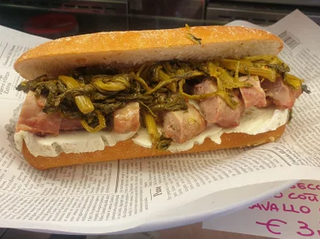 Panino salame Napoli, friarielli e provola