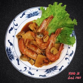 52  -Gamberoni stufati nel guscio