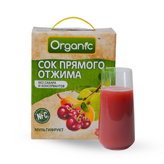 Сок "Organic" Мультифрукт 3 л
