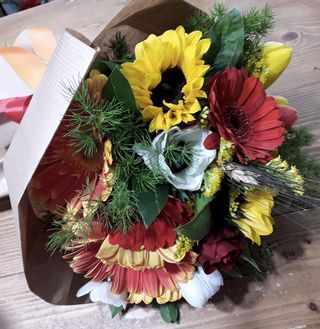 Bouquet laurea fiori misti