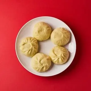 Манты дрожевые с жусаем и мясом