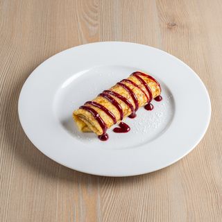 Panqueque al dulce de leche