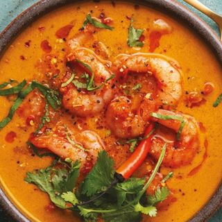 Curry With King Prawns/Langostinos curry 