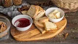 Butter & jam toast
