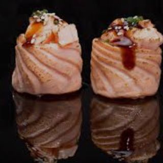 Gunkan Salmao Braseado ( 6 pecas) 