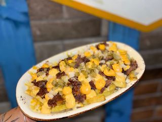 Patatas big cheese fries