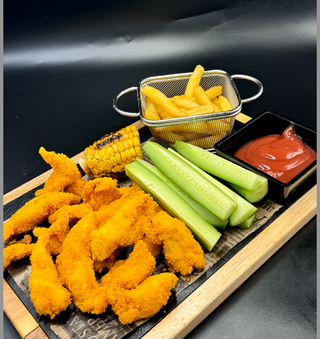 Детско меню с пилешки пръчици