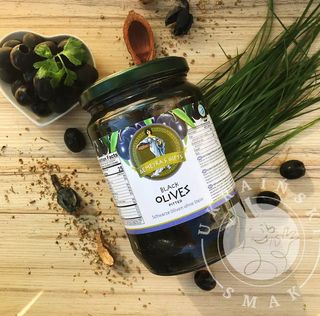 Oliwki czarne drylowane 700g