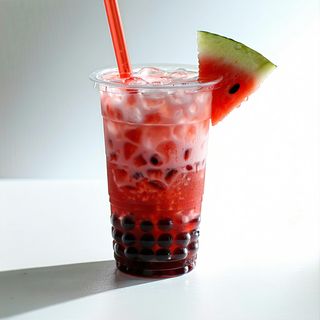 Watermelon Fruity Boba Tea