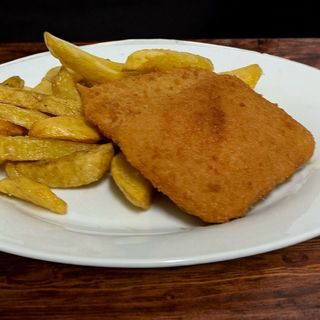 San Jacobos de Jamón York y Queso con patatas fritas