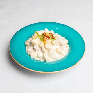 Tjestenina u gorgonzoli sa pancetom i radičem