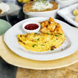 Omelette Spécial Escalope Chawarma