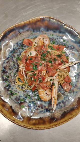 Pasta agli scampi