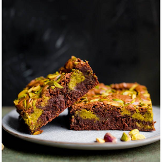 Brownie con pistacho 