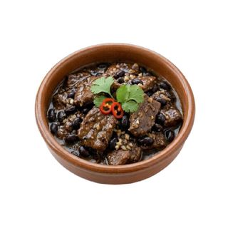 56-Solomillo A La Plancha Con Salsa Judia Negra