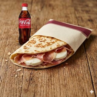Crudo Nazionale 16 mesi e mozzarella fior di latte + bibita a scelta