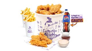 PUI DE-UN PARTY?! PICANT, CARTOFI PRAJITI, 3 SOSURI -1450G + PEPSI 1.25L GRATUIT