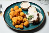 Odrezak u umaku od papra i mladi krompir 400gr