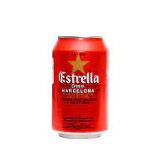 Estrella Damm Cerveza Lata 33cl
