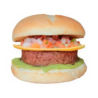 Veggie mexican burger