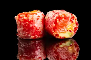 Maki Salmão Folha de Arroz (8 uni)