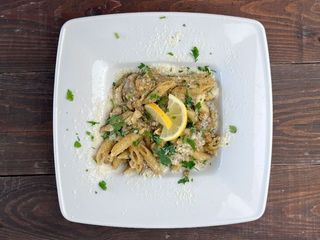 Makaron z borowikami