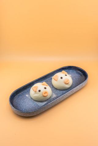 36 Pane dolce al vapore a forma di maialino 2 pezzi