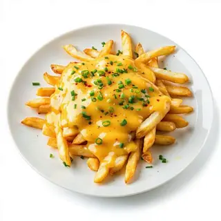 Ración De Patatas Con Queso