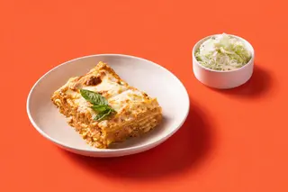 Lazanje bolognese + kupus salata